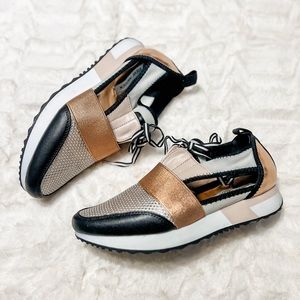 Steve Madden Rose Gold Antic Sneaker Size 7.5